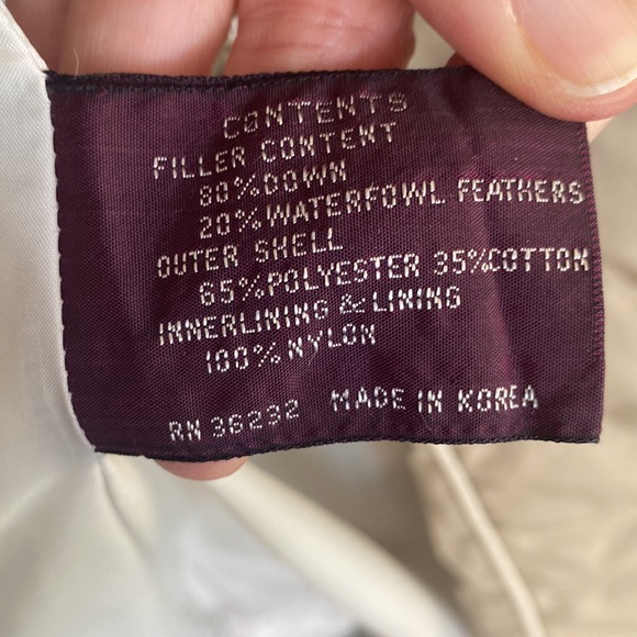 J. Gallery Down Jacket- Sz M/L - Picture 8 of 11